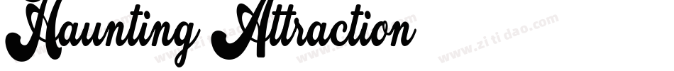 Haunting Attraction字体转换